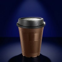 Coffee to go Becher 0,2l PP braun
